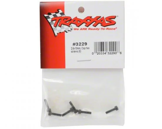 Traxxas Screws 2.5x10mm cap-head machine (hex drive) (6) — image 3 of 3