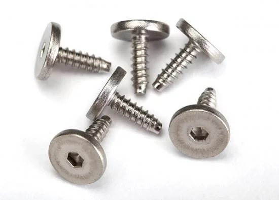 Traxxas Screws 2.6x8mm flathead machine self-tapping (hex drive) (6) — image 2 of 2