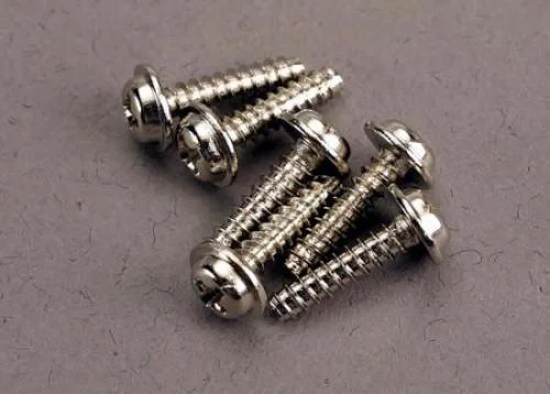 Traxxas Screws 3x12mm washerhead self-tapping (6) — image 2 of 2