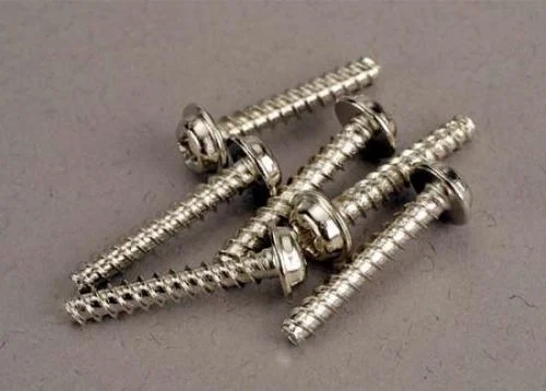 Traxxas Screws 3x18mm washerhead self-tapping (6) — image 2 of 2