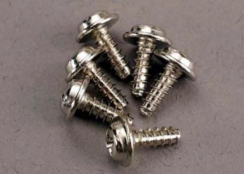 Traxxas Screws 3x8mm washerhead self-tapping (6) — image 2 of 3