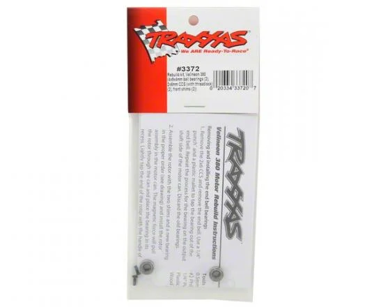 Traxxas Rebuild kit Velineon 380 (4x9x4mm ball bearings (2) 2x6mm CCS (with threadlock) (2) front shims (2) — image 2 of 2