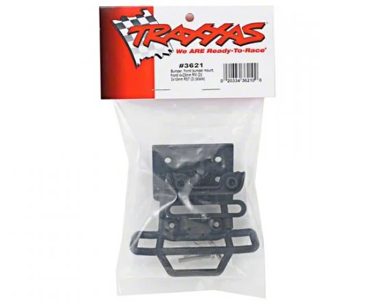 Traxxas Bumper front / bumper mount front / 4x23mm RM (2)/ 3x10mm RST (2) (black) — image 3 of 3
