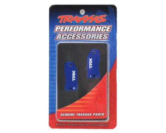 Traxxas Caster blocks 30-degree blue-anodized 6061-T6 Aluminium (left right) &mdash; image 3 of 3