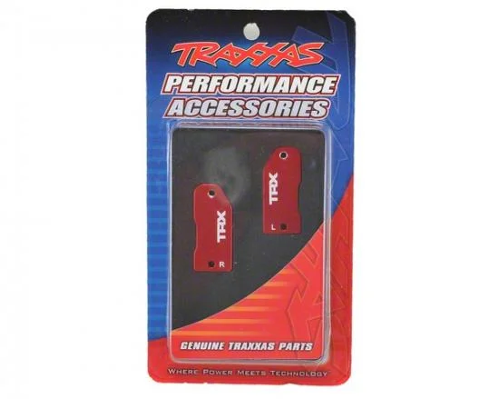 Traxxas Caster blocks 30-degree red-anodized 6061-T6 Aluminium (left right) &mdash; image 3 of 3