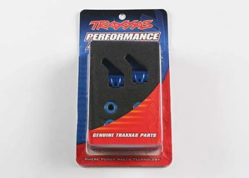 Traxxas Blue-anodized Aluminium Steering Blocks &mdash; image 2 of 3