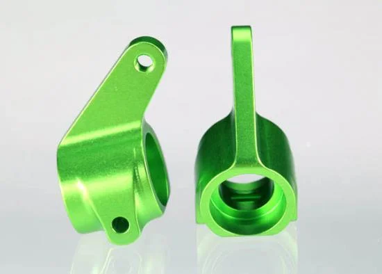 Traxxas Green-anodized Aluminium Steering Blocks &mdash; image 2 of 3