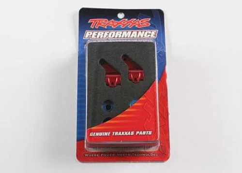 Traxxas Red-anodized Aluminium Steering Blocks — image 2 of 3