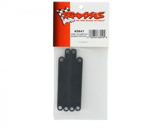 Traxxas Camber link set (plastic/ non-adjustable) (front rear) (black) &mdash; image 3 of 3