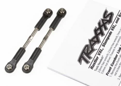 Traxxas Turnbuckles camber link 49mm (82mm center to center) (assembled with rod ends and hollow balls) (1 left 1 right) &mdash; image 2 of 3