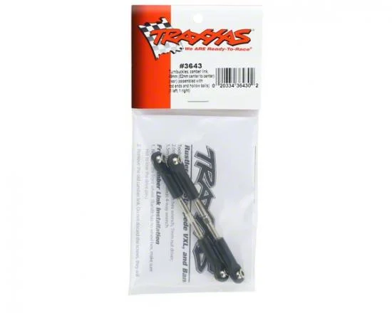 Traxxas Turnbuckles camber link 49mm (82mm center to center) (assembled with rod ends and hollow balls) (1 left 1 right) &mdash; image 3 of 3