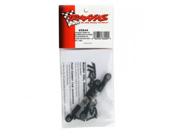 Traxxas Turnbuckles camber link 39mm (69mm center to center) (assembled with rod ends and hollow balls) (1 left 1 right) &mdash; image 3 of 3