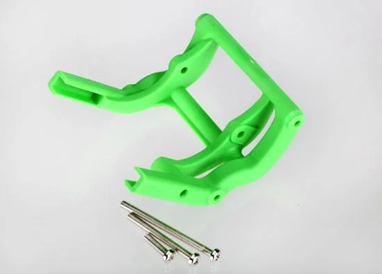Traxxas Wheelie bar mount (1) / hardware (green) — image 2 of 3