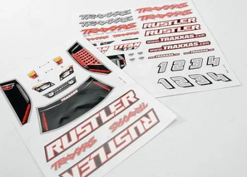 Traxxas Decal sheets Rustler &mdash; image 2 of 3