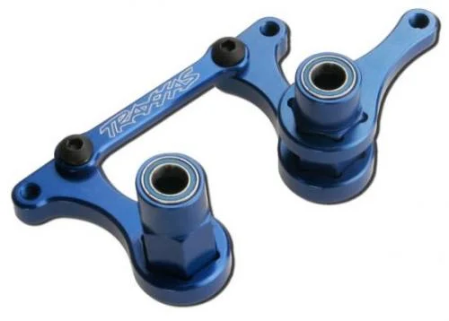 Traxxas Aluminium Steering Bellcranks Blue-anodized — image 2 of 3