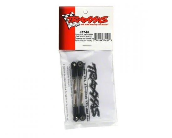 Traxxas Turnbuckles toe link 59mm (78mm center to center) (2) (assembled with rod ends and hollow balls) — image 3 of 3