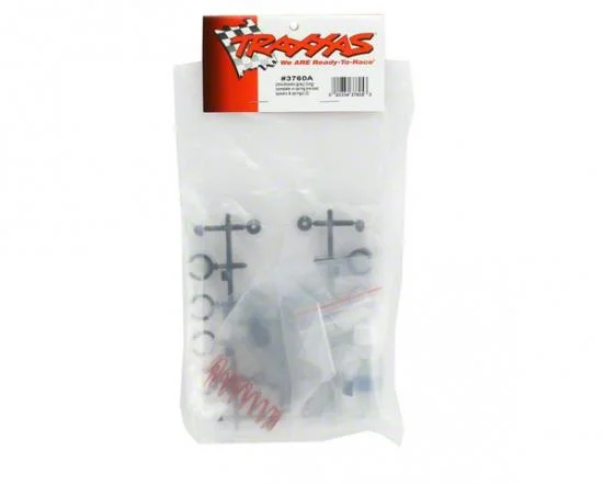 Traxxas Ultra Shocks (grey) (long) (complete w/ spring pre-load spacers springs) (2) — image 2 of 2