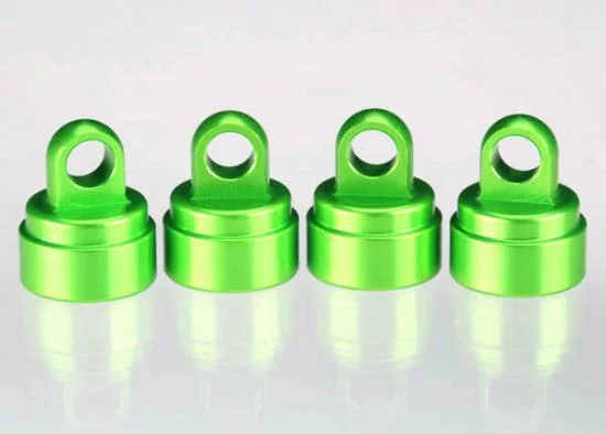 Traxxas Green-anodized Aluminium Shock caps (4) (fits all Ultra Shocks) &mdash; image 2 of 3