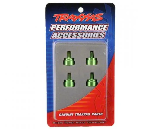 Traxxas Green-anodized Aluminium Shock caps (4) (fits all Ultra Shocks) &mdash; image 3 of 3