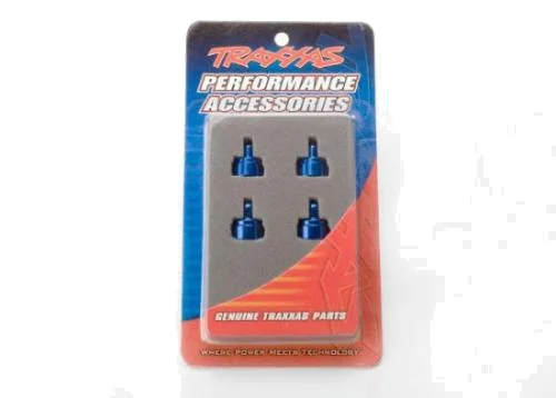 Traxxas Blue-anodized Aluminium Shock caps Aluminium (4) (fits all Ultra Shocks) — image 2 of 3