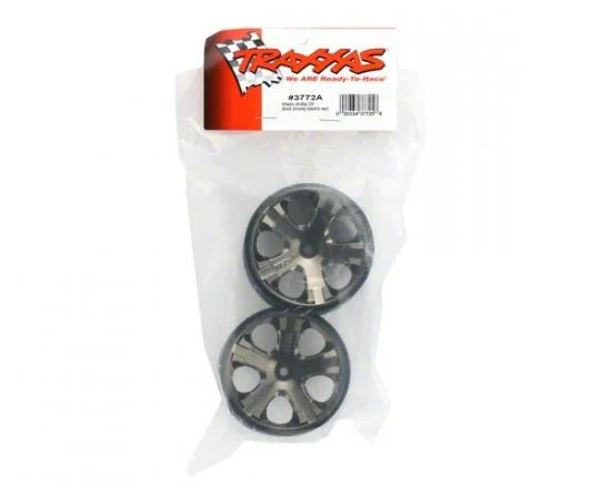 Traxxas All-Star 2.8 Wheels (black chrome) (electric rear) — image 3 of 3