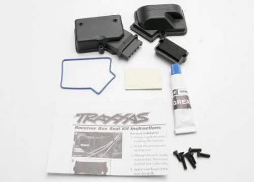 Traxxas Box receiver (sealed)/ foam pad/ siliconee grease/2.5x8mm BCS (2)/ 3x10mm CCS (2)/ 3x15mm CCS (2) — image 2 of 3