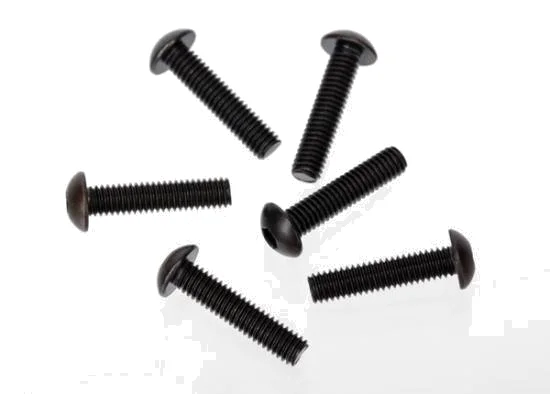 Traxxas Screws 4x18mm button-head machine (hex drive) (6) — image 2 of 2