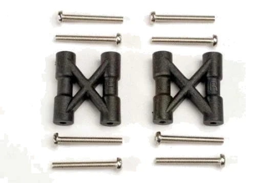 Traxxas Bulkhead cross braces (2)/ 3x25mm CS screws (8) — image 2 of 3