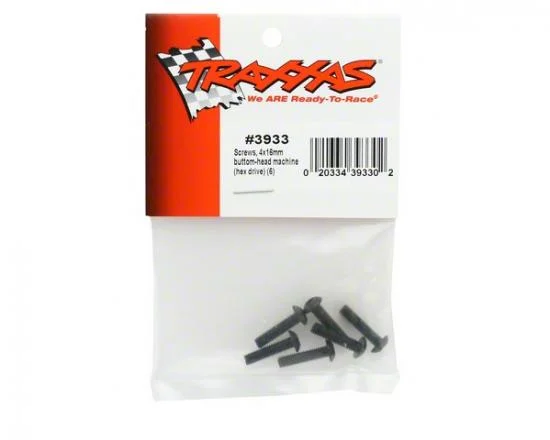 Traxxas Screws 4x16mm button-head machine (hex drive) (6) — image 3 of 3