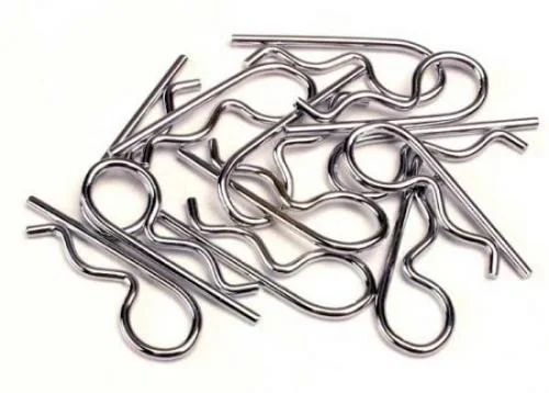 Traxxas Heavy Duty Body Clips - Silver (12) &mdash; image 2 of 3