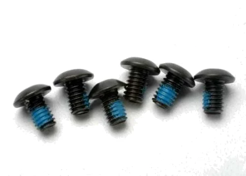 Traxxas Screws 4x6mm button-head machine (hex drive) (with threadlock) (6) — image 2 of 3