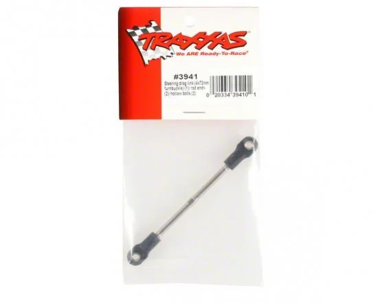 Traxxas Steering drag link (4x72mm turnbuckle) (1)/ rod ends (2)/ hollow balls (2) — image 2 of 2