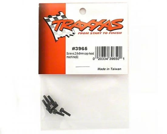 Traxxas Screws 2.5x8mm cap-head machine (6) — image 3 of 3