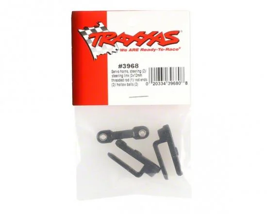 Traxxas Servo horns steering (2)/ steering link (3x12mm threaded rod (1)/ rod ends (2)/ hollow balls (2) — image 2 of 2