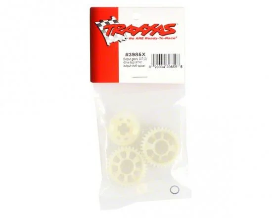 Traxxas Output gears 33T (2)/ drive dog carrier/ output shaft spacer — image 3 of 3