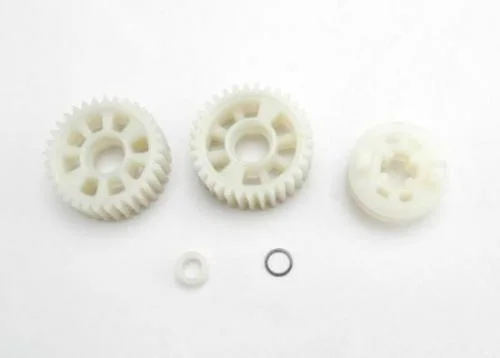 Traxxas Output gears 33T (2)/ drive dog carrier/ output shaft spacer — image 2 of 3