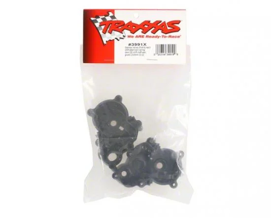 Traxxas Gearbox halves (front rear)/ shift detent ball/ spring/ 4mm GS/ shift shaft seal glued/ 2.5x8mm CS (2) — image 2 of 2
