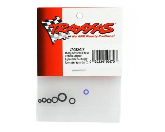 Traxxas O-ring set: for carb base/ air filter adapter/High Speed needle (2)/ low-speed spray bar (2) — image 2 of 2