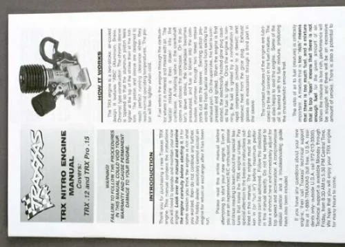 Traxxas Engine manual TRX — image 2 of 2