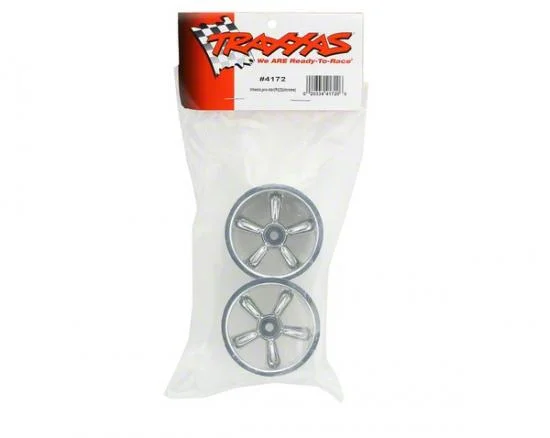 Traxxas Pro Star Chrome Wheels - 2.2 Inch Diameter - 12mm Hex Fit — image 3 of 3