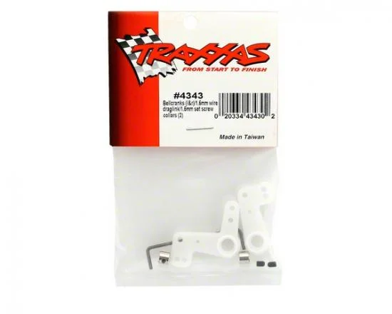 Traxxas Bellcranks (L R)/ 1.5mm wire draglink/ 1.5mm set screw collars (2) — image 3 of 3