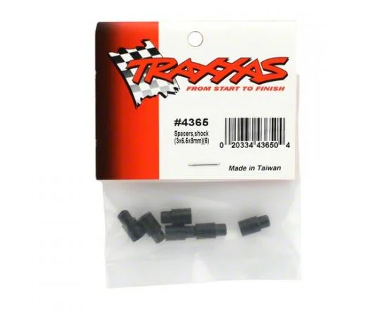 Traxxas Spacers Shock (3x6.5x8mm) (6) &mdash; image 3 of 3