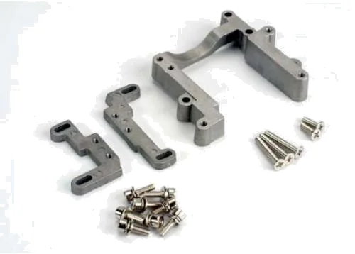 Traxxas Engine mount 2 piece Aluminium (w/ screws) (N. Rustler/Sport) &mdash; image 2 of 3