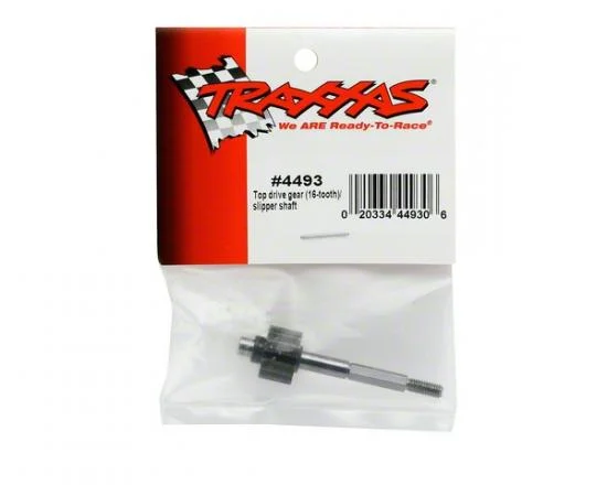 Traxxas Top drive gear (16-tooth)/ slipper shaft — image 3 of 3