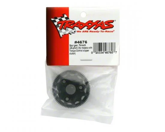 Traxxas Spur gear 76-tooth (48-pitch) (for models with Torque-Control slipper clutch) &mdash; image 3 of 3