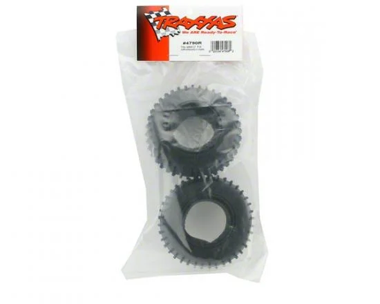 Traxxas Tires Pro-Trax spiked 2.2 (soft-compound)(rear) (2)/ foam inserts (2) &mdash; image 3 of 3