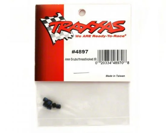 Traxxas Screws set (grub) 4mm (6) — image 2 of 2