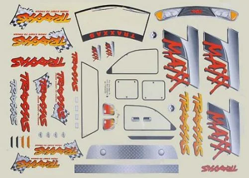 Traxxas Decal sheet T-MAXX (use with 4911X body) — image 2 of 3