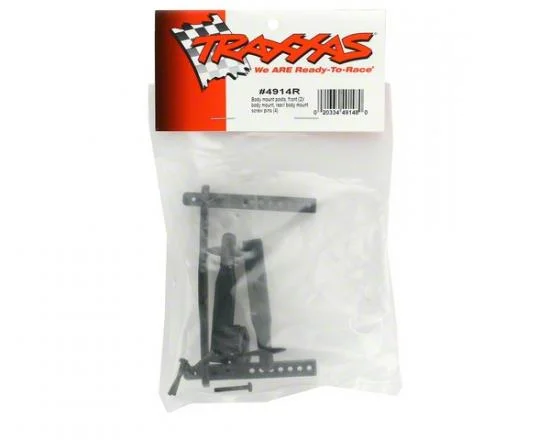 Traxxas Body mount posts front (2)/ body mount rear/ body mount screw pins (4) — image 3 of 3