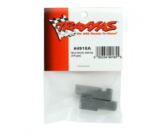 Traxxas Servo mounts steering/shift (F R)(grey) — image 2 of 2